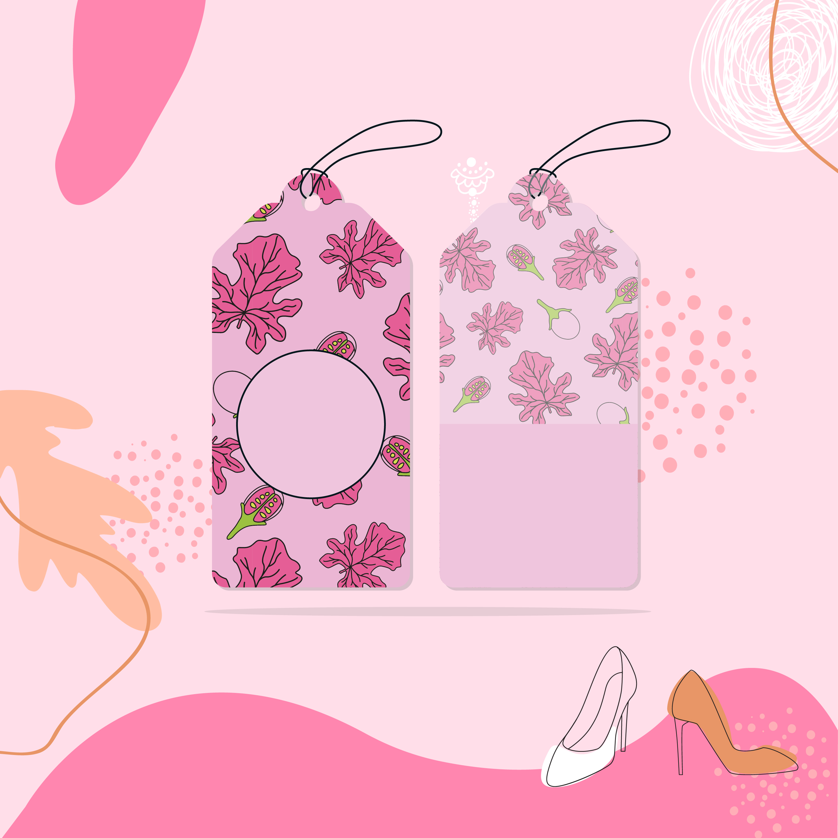 Customize shoe Label pack by Mycutestickons