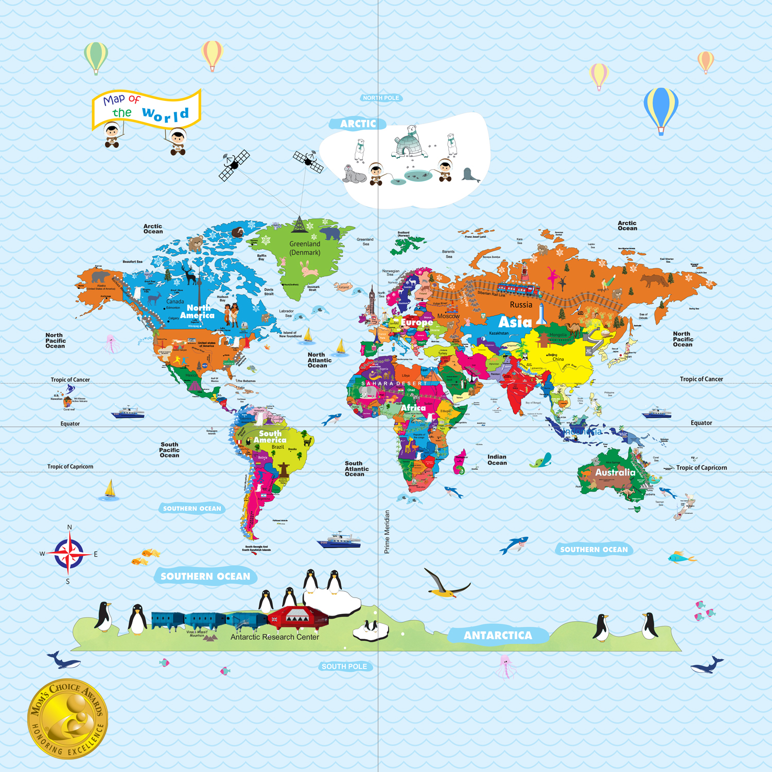Blue World Map Wallpaper for Walls  MyCuteStickons