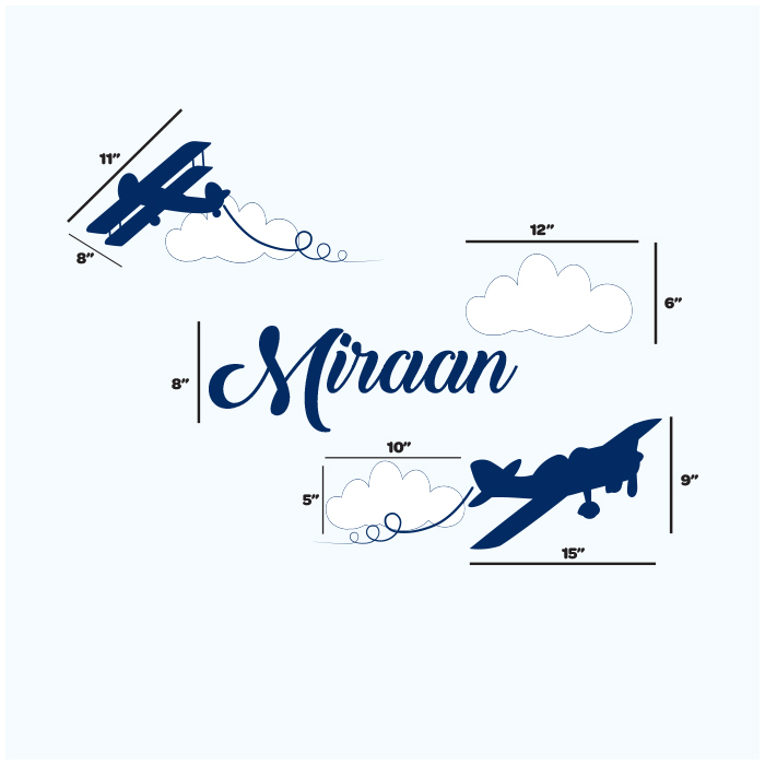 Aeroplane Wall Stickers