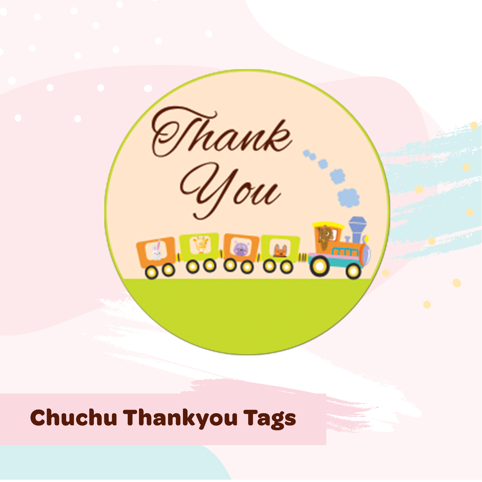 Chuchu Thank You Stickers For Birthday Wishes