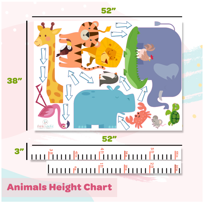 As As Animal Height Chart