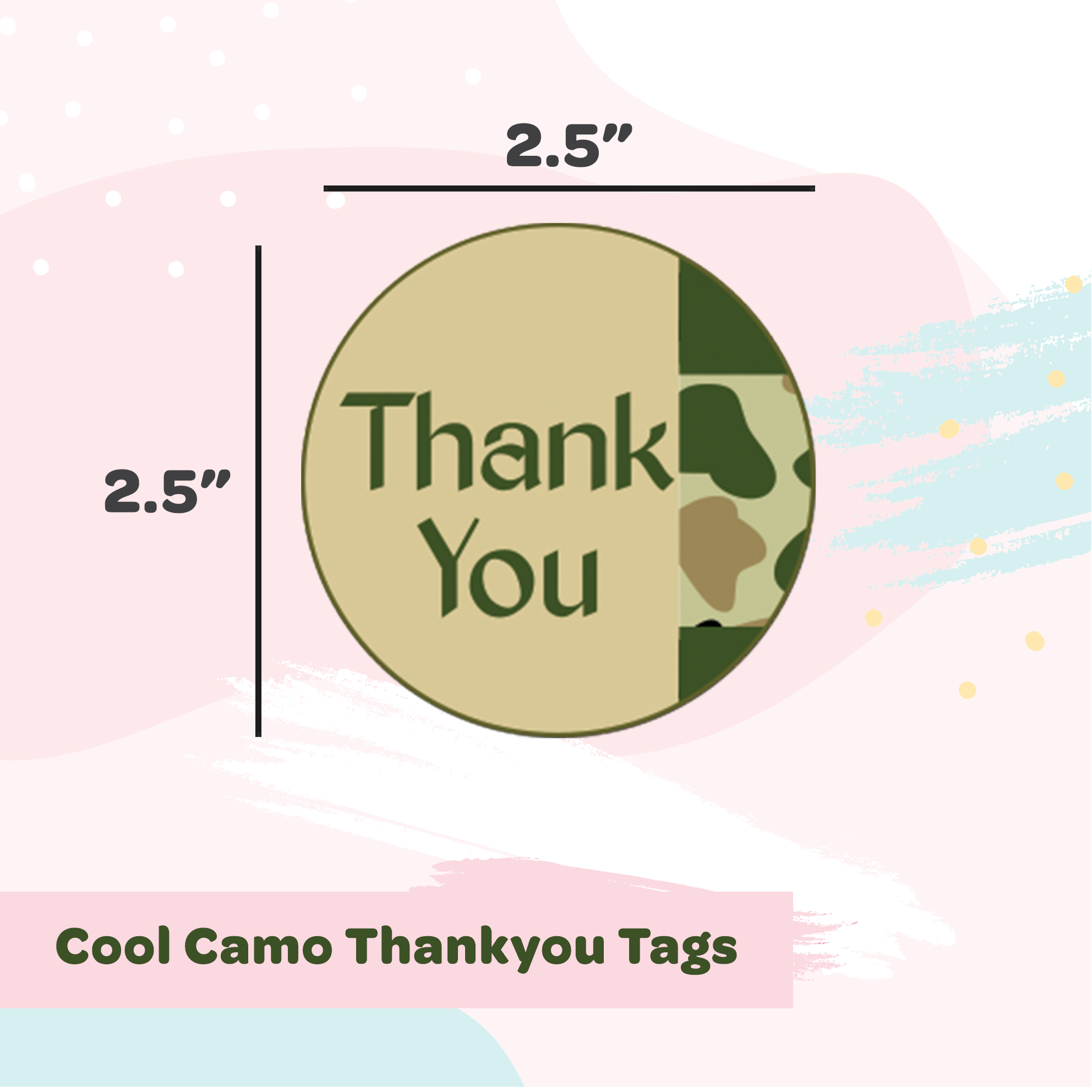Cute Floral Thank You Stickers - MyCuteStickons