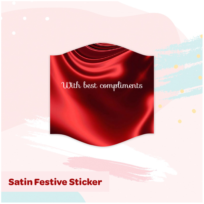 Satin Festive Sticker