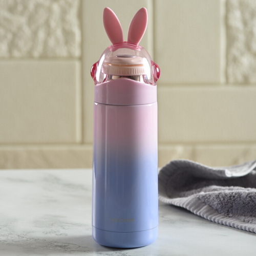 Sipper for Girls (Pink Bunny Bottle) - MyCuteStickons