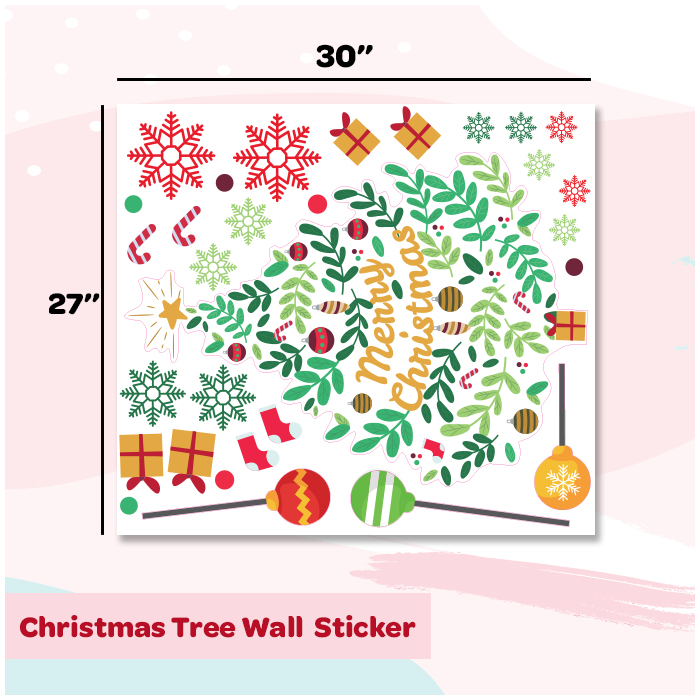 Christmas Tree Wall Stickers for Kids | MyCuteStickons