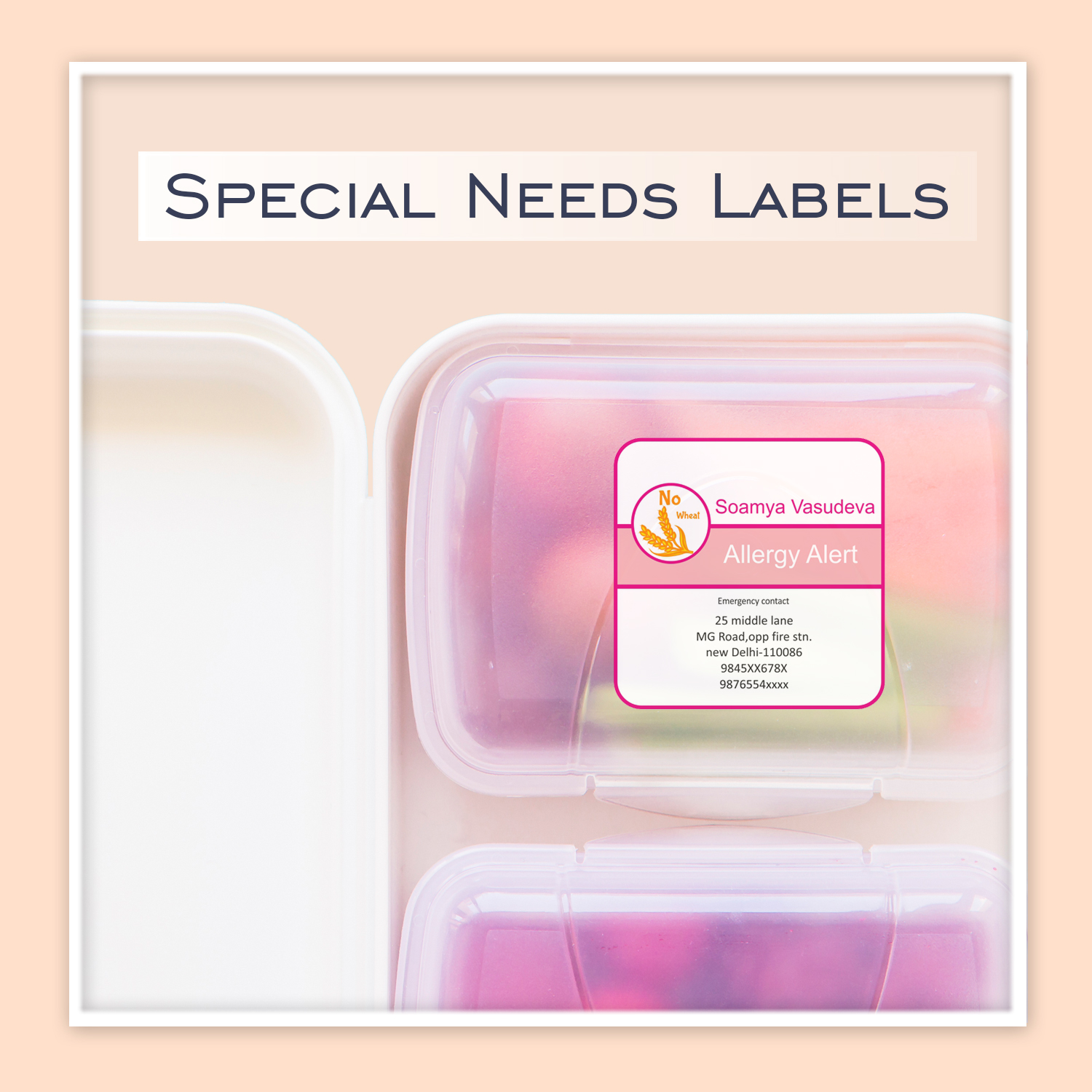 Autism Alert Labels