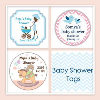 Baby Shower Tags