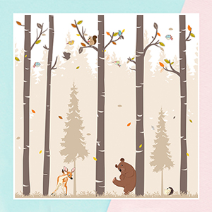 Birch Tree Wallpaper  for Kids