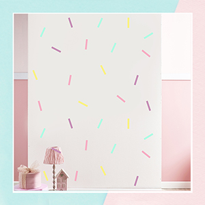 Candy Floss Sticks Mini Wall Art Sticker