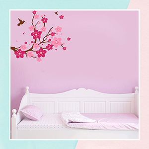 Cherry Blossom Branch Wall Stickers