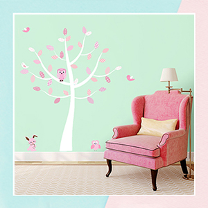 Minty Tree Wall Sticker