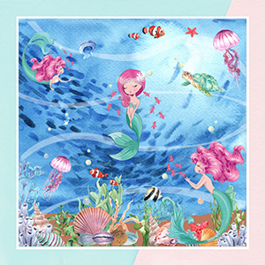Mermaid Themed Wallpaper