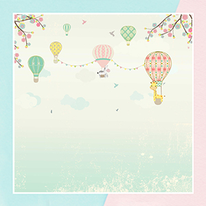 Hot Air Balloon–Vintage Pinks Wallpapers