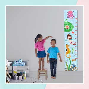 Under The Sea Height Chart For Kids Growth