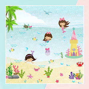 Little Mermaid Theme Wallpaper
