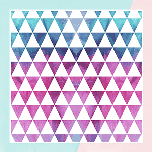Watercolor Triangle Pattern Wallpaper