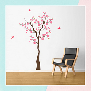 Cherry Blossom Tree Wall Sticker