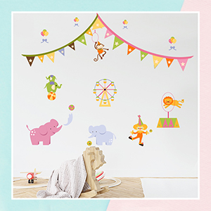 Circus Wall Sticker for Kids