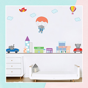 Elephant Wall Sticker for Kids