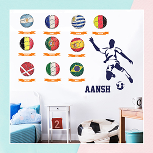 Football Wall Sticker for Kids