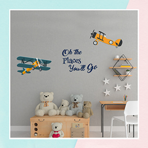 Oh The Places You Will Go Wall Sticker for baby nursery