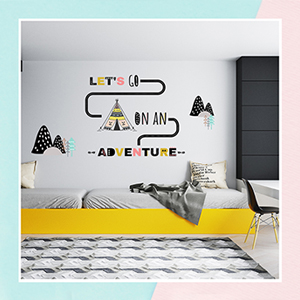 Scandinavian Wall Stickers for Kids Room