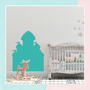 Castle Chalk Wall Decals