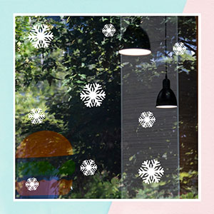 Snowflake Wall Stickers for Kids Room