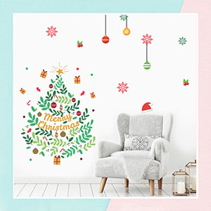  Christmas Tree Wall Stickers for Kids Room