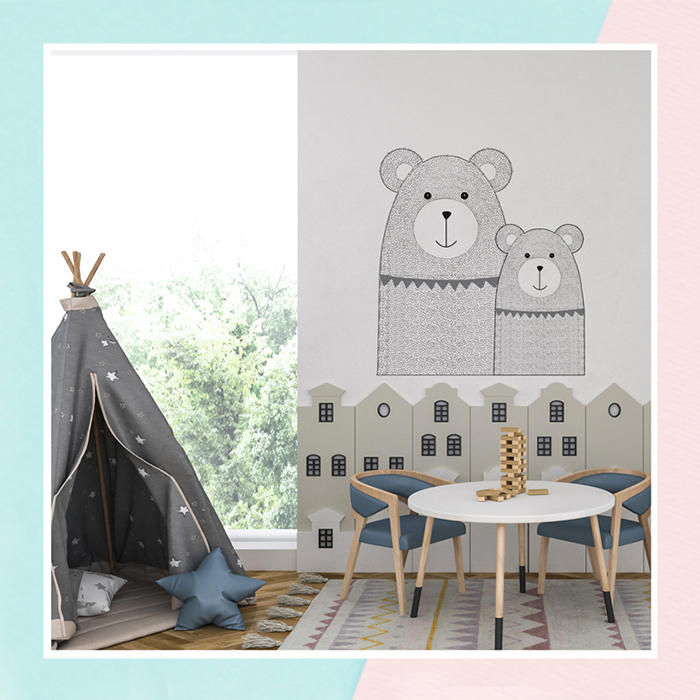 Bear Wall Stickers for Kids Room