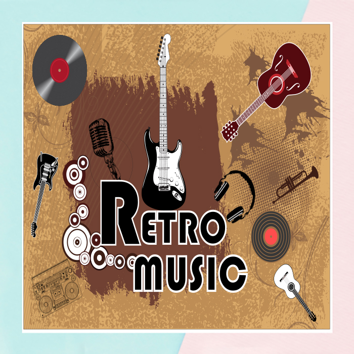 Retro Music Wallpaper For Wall