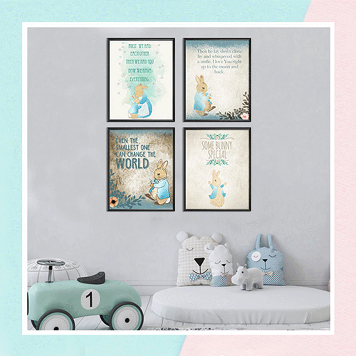 Peter Rabbit Frames Wall Art