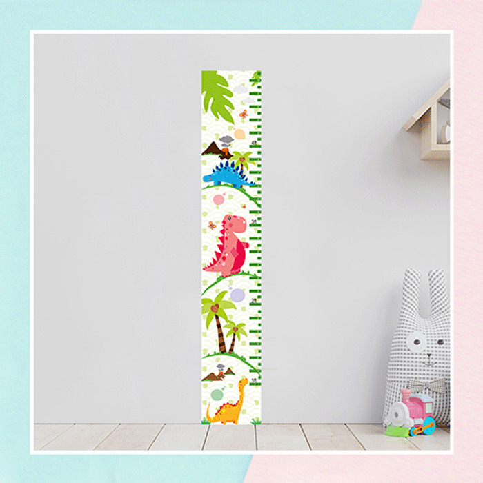 Dinosaur Height Chart Wall Sticker 