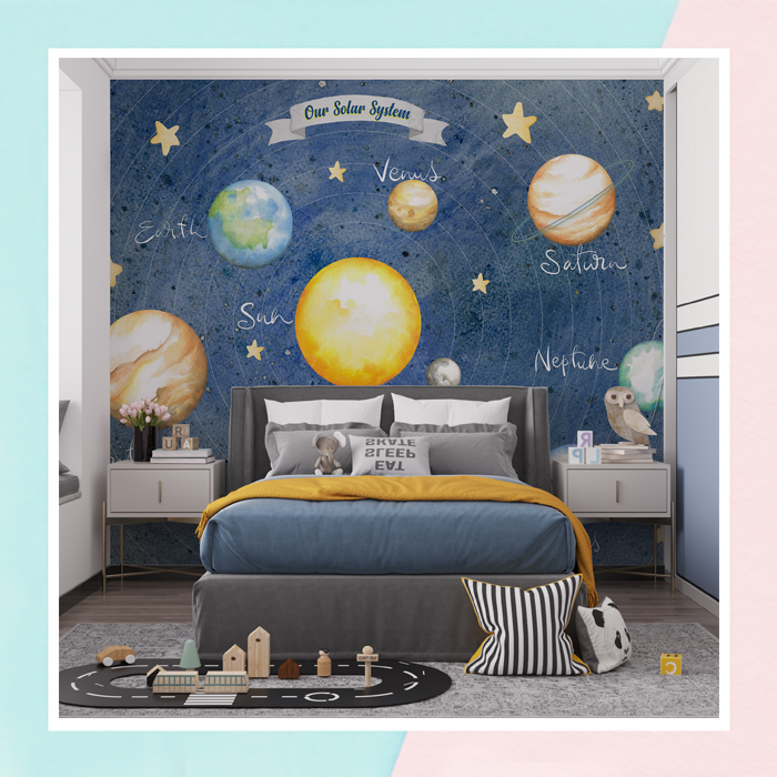 Solar System Theme Wallpaper