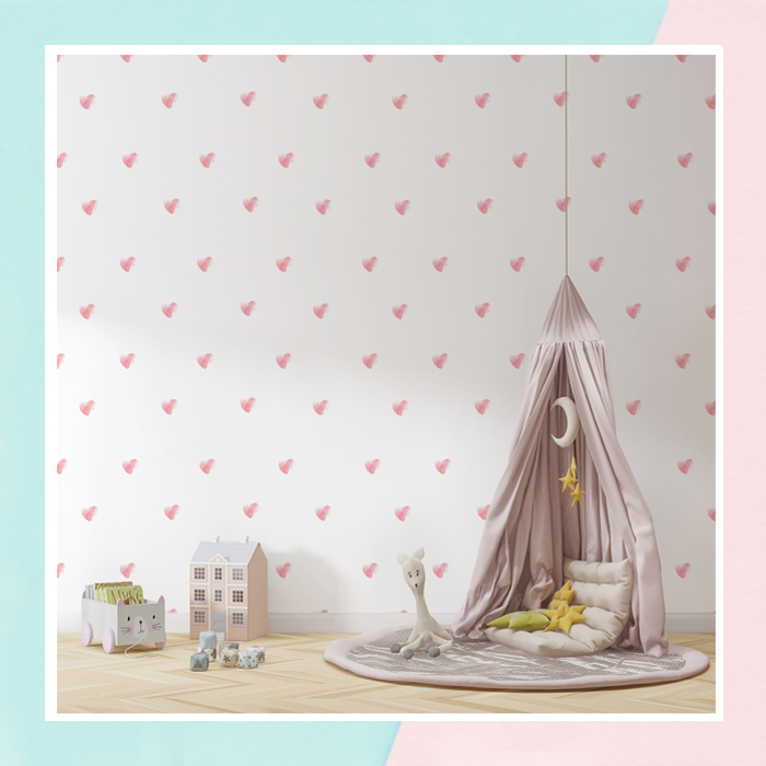 Love Heart Wallpaper For Bedroom