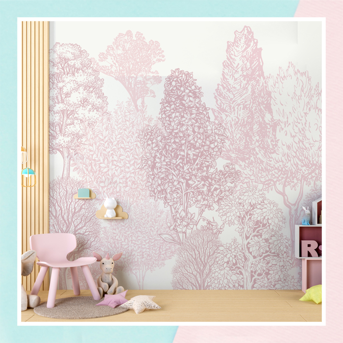 BELLEWOOD Illustration Tree Wallpaper